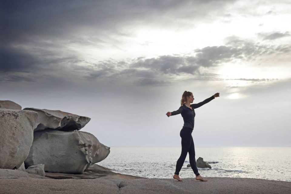 Sarah dans les rochers