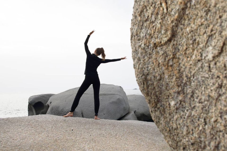 Sarah dans les rochers