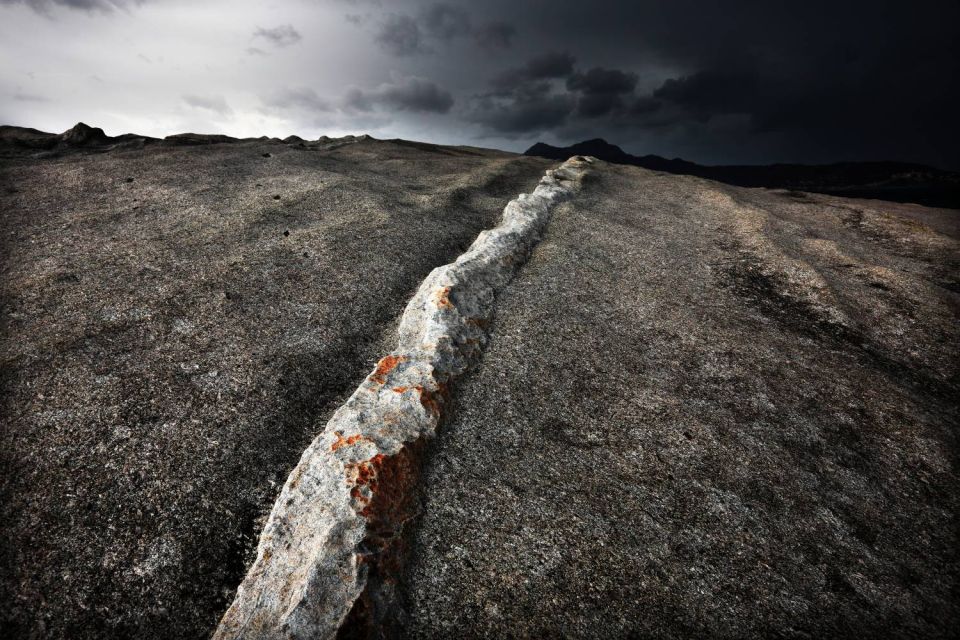 Rochers à Punta Caldanu